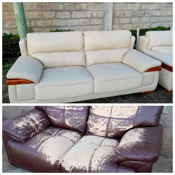 Refurbished sofa set