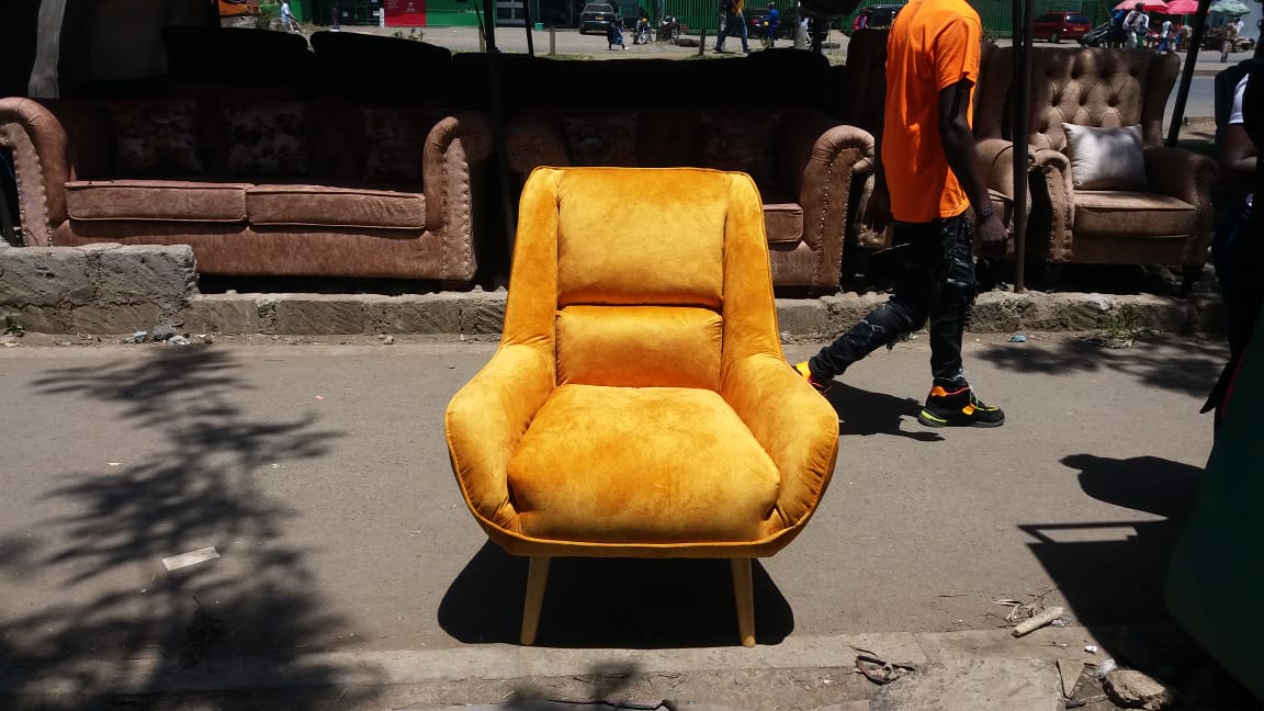 Furniture upholstery work