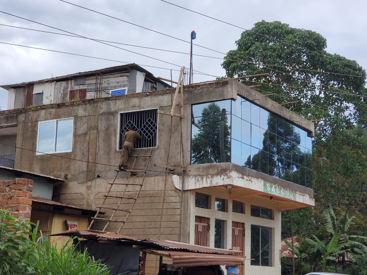 Nyamira Wall Curtain and Roof Top Windows Installation — gallery image