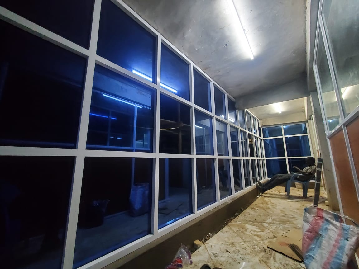 Nyamira Wall Curtain and Roof Top Windows Installation — gallery image